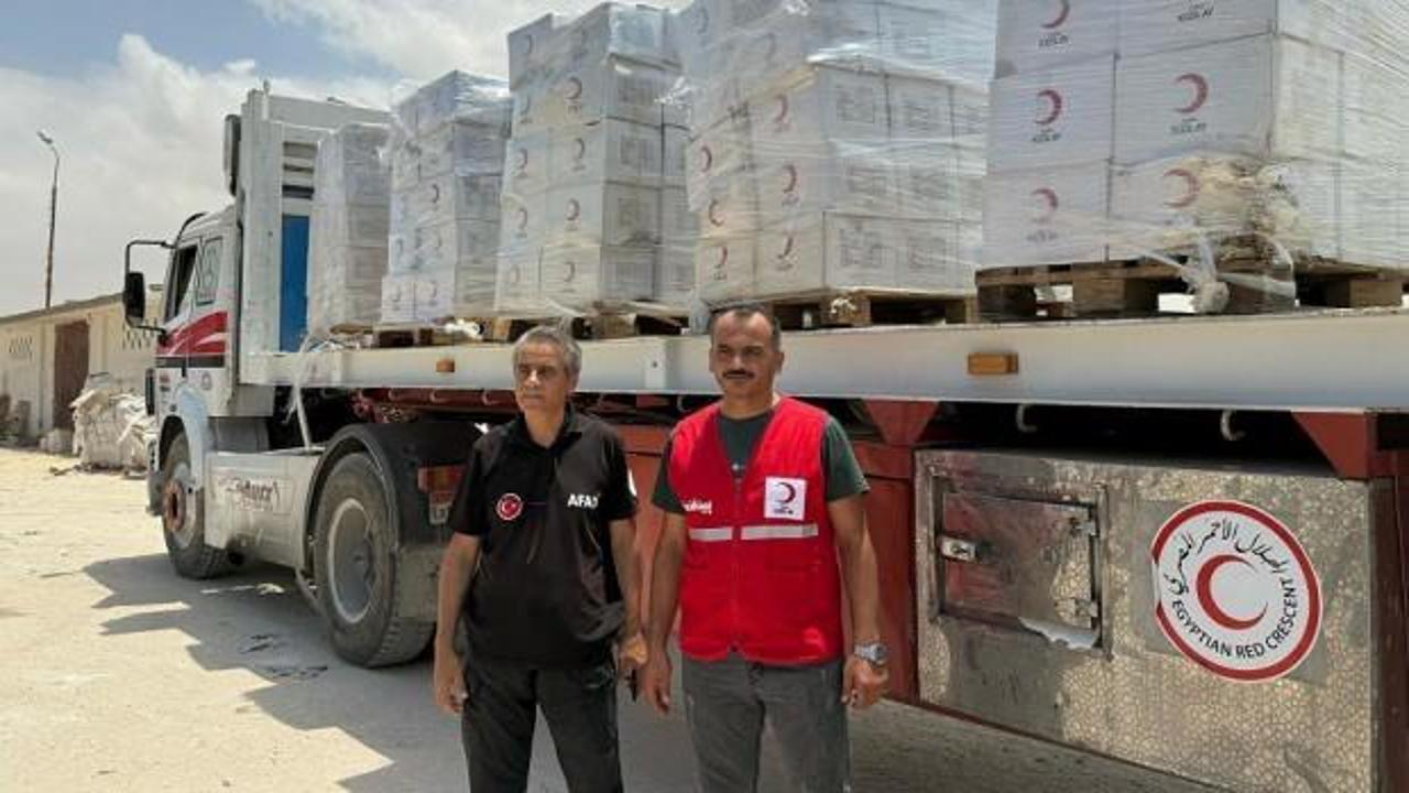 Türk Kızılay’dan Gazze’ye 165 TIR gıda yardımı
