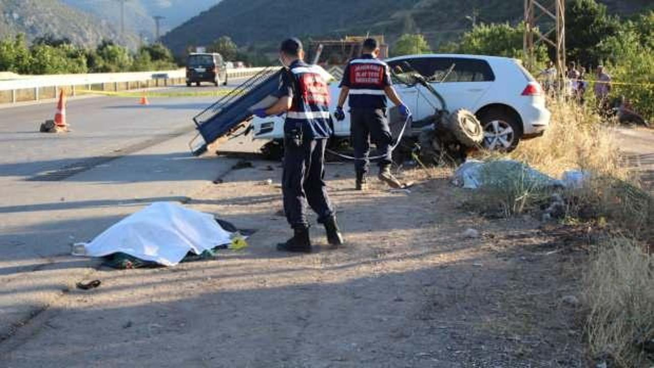 Amasya'da kahreden kaza: Böbreğini verdiği oğluyla birlikte öldü