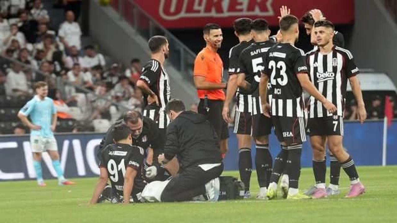 Beşiktaş kötü haberi duyurdu! Genç oyuncunun sakatlığı hakkında açıklama
