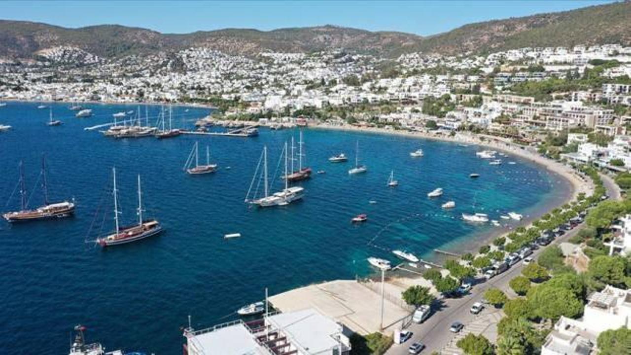 Bodrum'a 7 ayda 570 binin üzerinde yabancı turist geldi