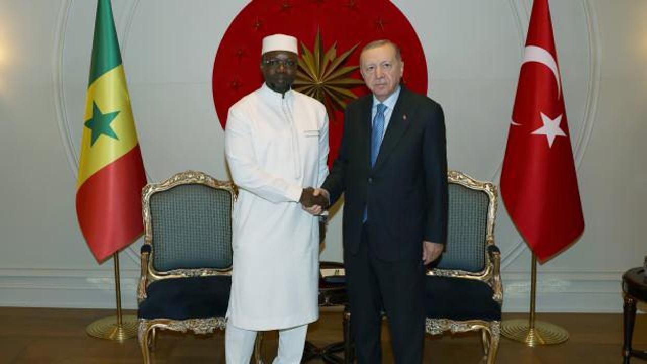 Cumhurbaşkanı Erdoğan, Senegal Başbakanı Sonko'yu kabul etti