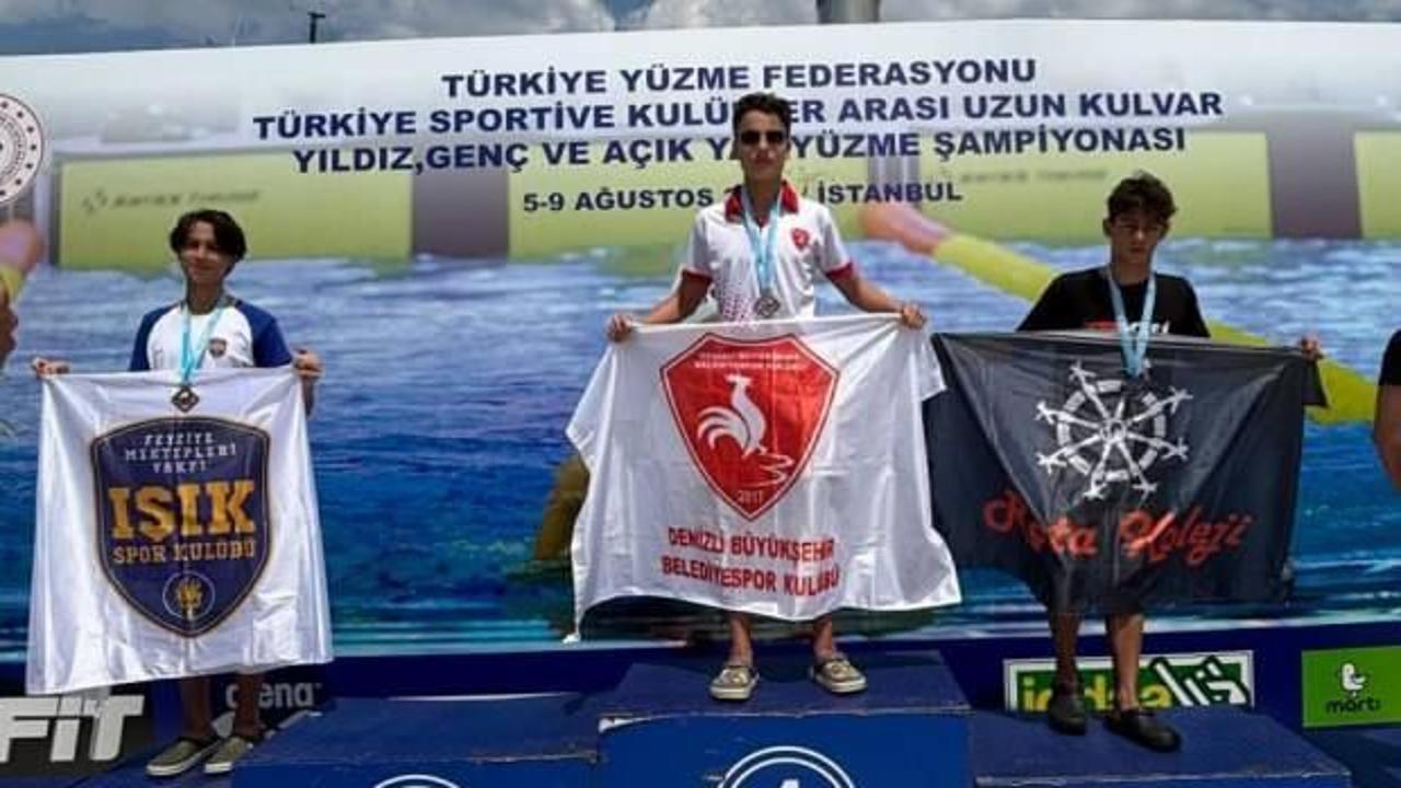 Denizli’nin altın kulacı Türkiye şampiyonu oldu