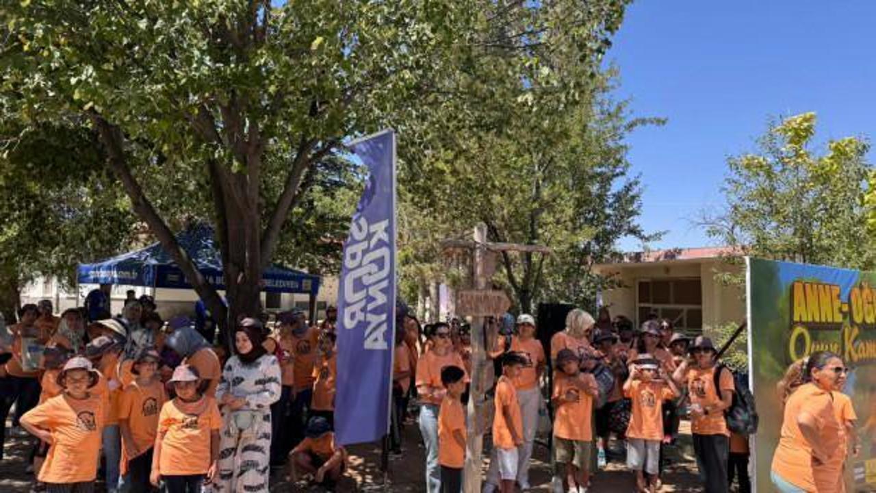 Konya Büyükşehir "Anne-Oğul Oyun Kampı" ile ailelere doğa keyfi yaşattı 