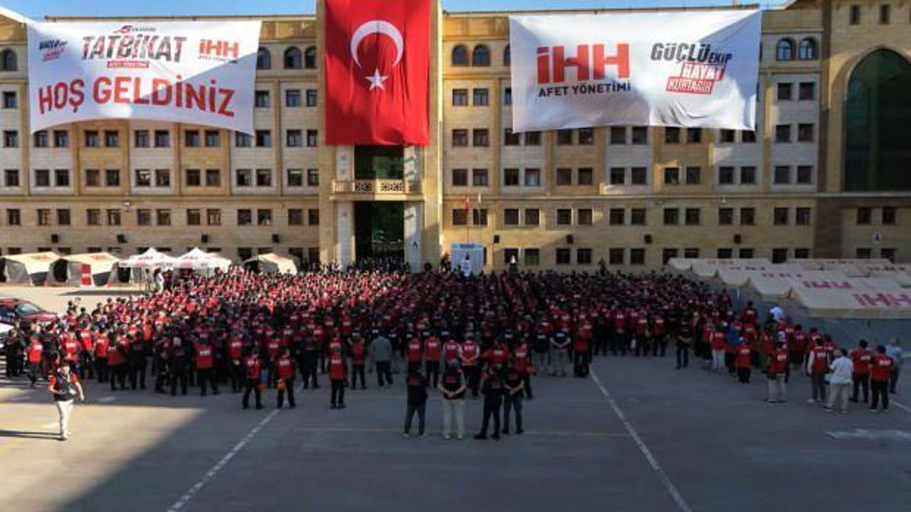 İHH 5’inci Ulusal Afet Yönetimi Tatbikatı gerçekleştirildi