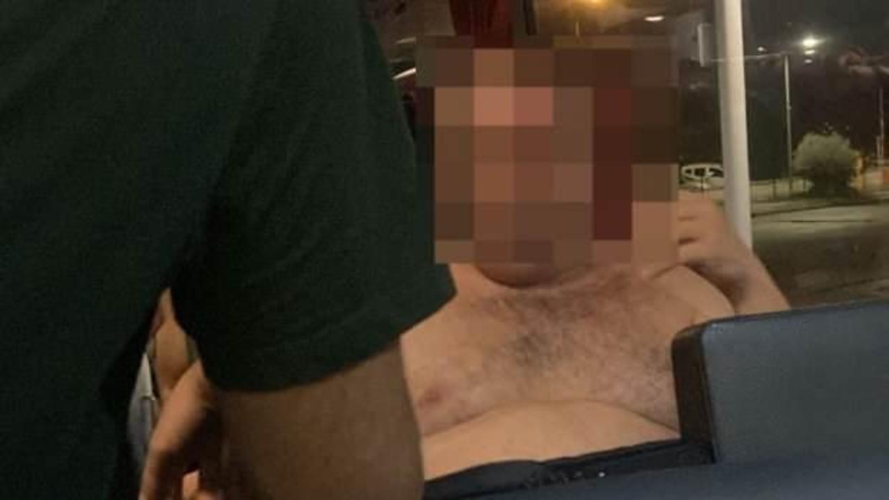 Otobüste panik anları: Alkollü sandıkları turist ‘Tourette’ çıktı