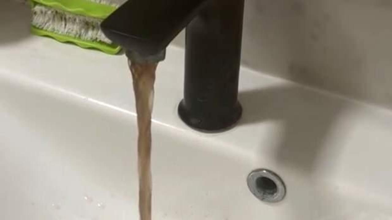 Tekirdağ'da musluklardan kahverengi ve siyah su şoku