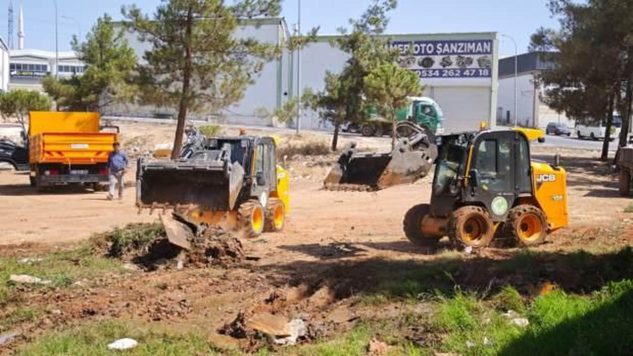 Gaziantep Büyükşehir'den KÜSGET Sanayi Sitesi'nde temizlik çalışması 