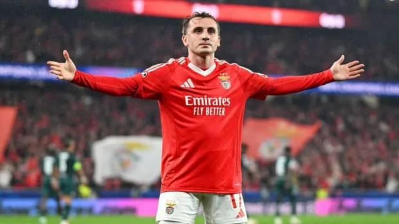 Benfica'dan Fenerbah&ccedil;e ma&ccedil;ı &ouml;ncesi Kerem Akt&uuml;rkoğlu paylaşımı