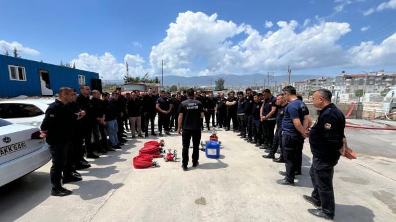 Konya ve Hatay itfaiyeleri, ortak eğitimle güçlerinin birleştirdi 