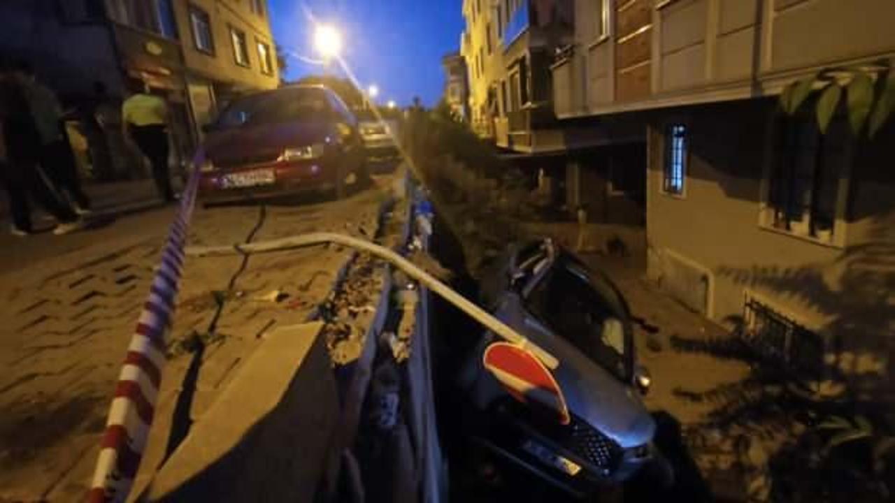 Sancaktepe'de cip apartman boşluğuna düştü: 1 yaralı