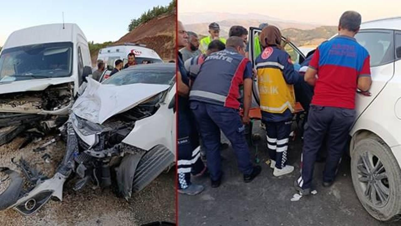 Adıyaman'da feci kaza! Çok sayıda yaralı var