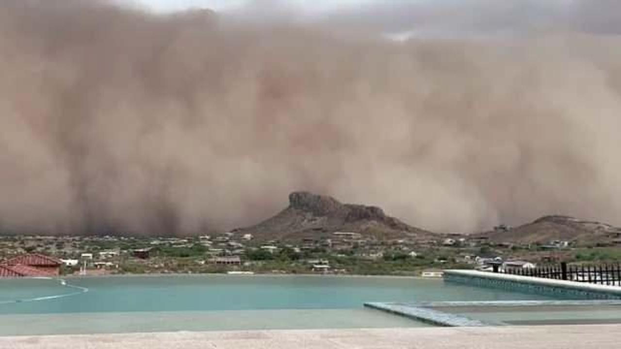 Arizona&rsquo;da 55 bin kişi elektriksiz kaldı... Toz fırtınası hayatı fel&ccedil; etti! 