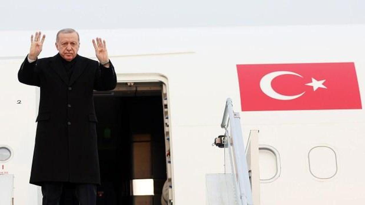 Cumhurbaşkanı Erdoğan, Çin'e gitti