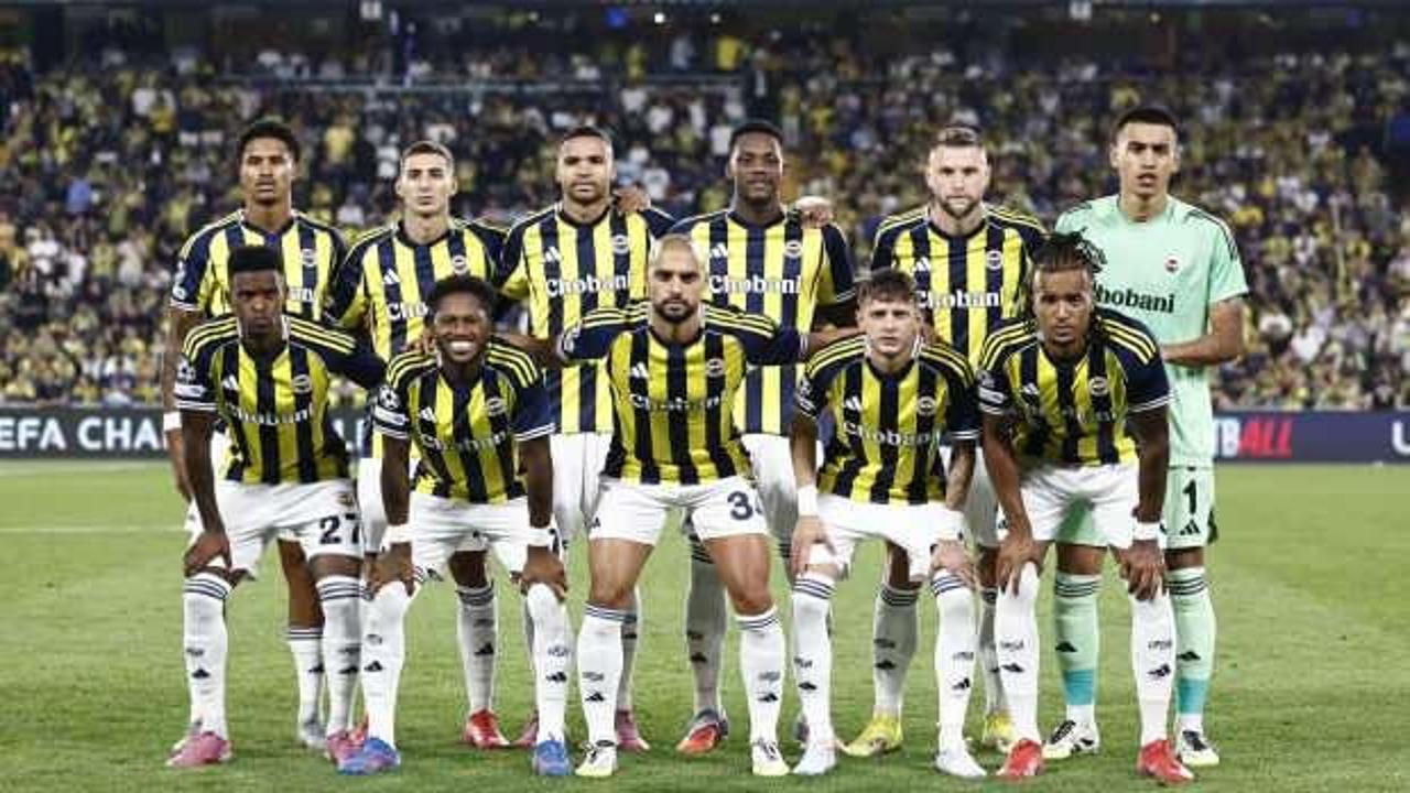 Fenerbah&ccedil;e'nin Benfica ma&ccedil;ı kamp kadrosu belli oldu