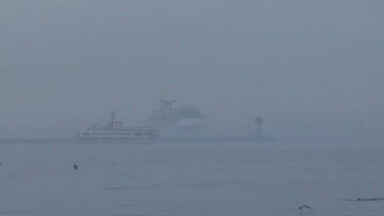 İstanbul'da yoğun sis etkili oldu
