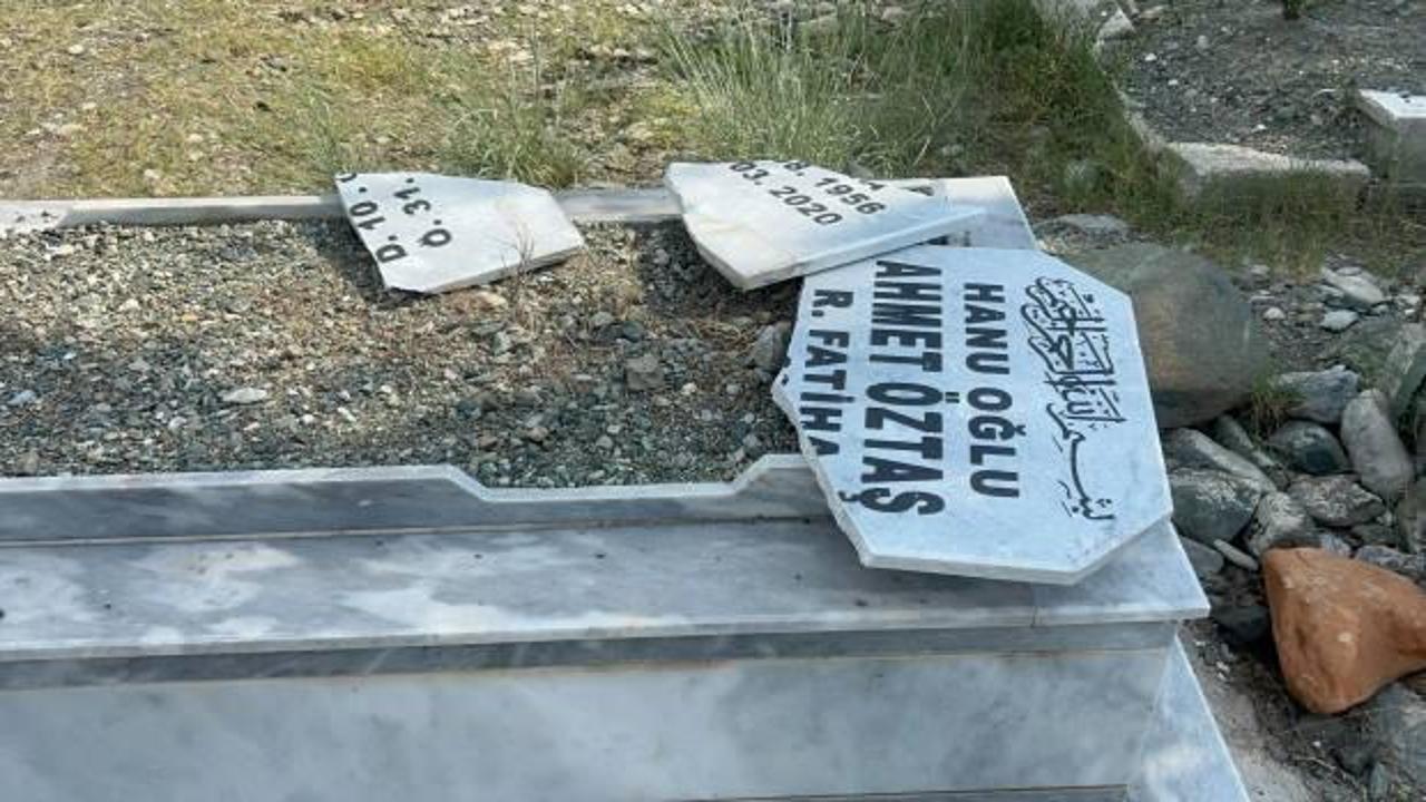 Hatay'da kabirlere zarar veriliyordu! Gerçek bambaşka çıktı 