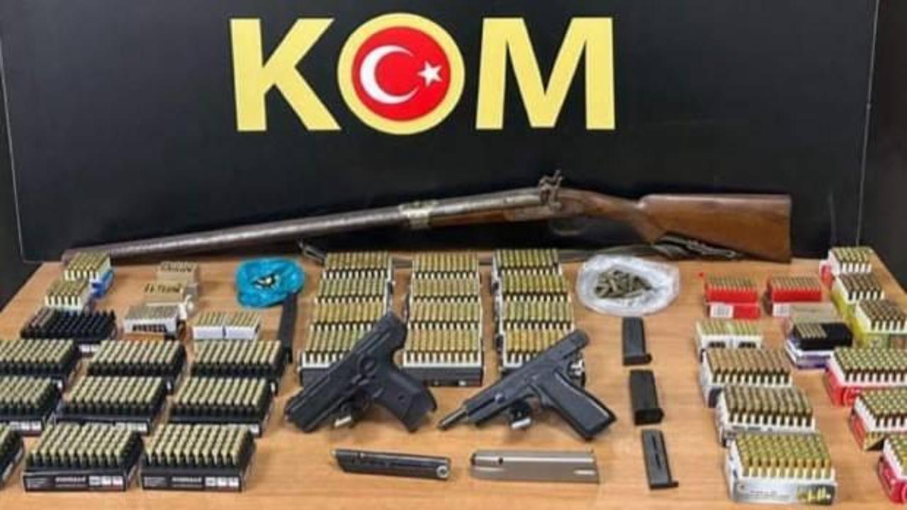 Muğla'da ruhsatsız silah bulunduran 12 kişi yakalandı
