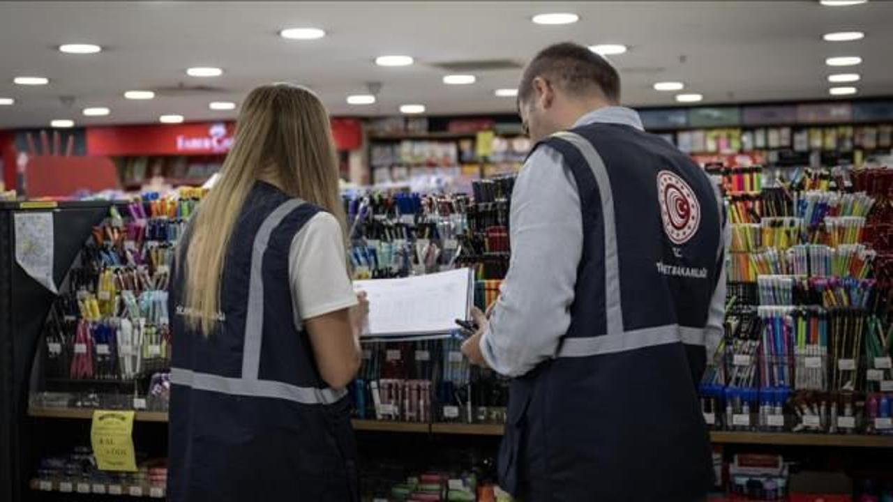Ekipler İstanbul'da kırtasiye ve okul ürünleri denetimine devam ediyor