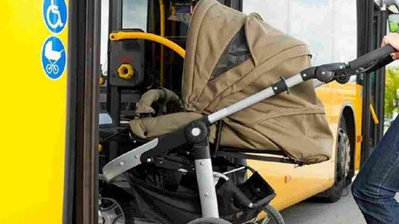 Toplu taşımada bebek arabasına getirilen kısıtlama kalktı