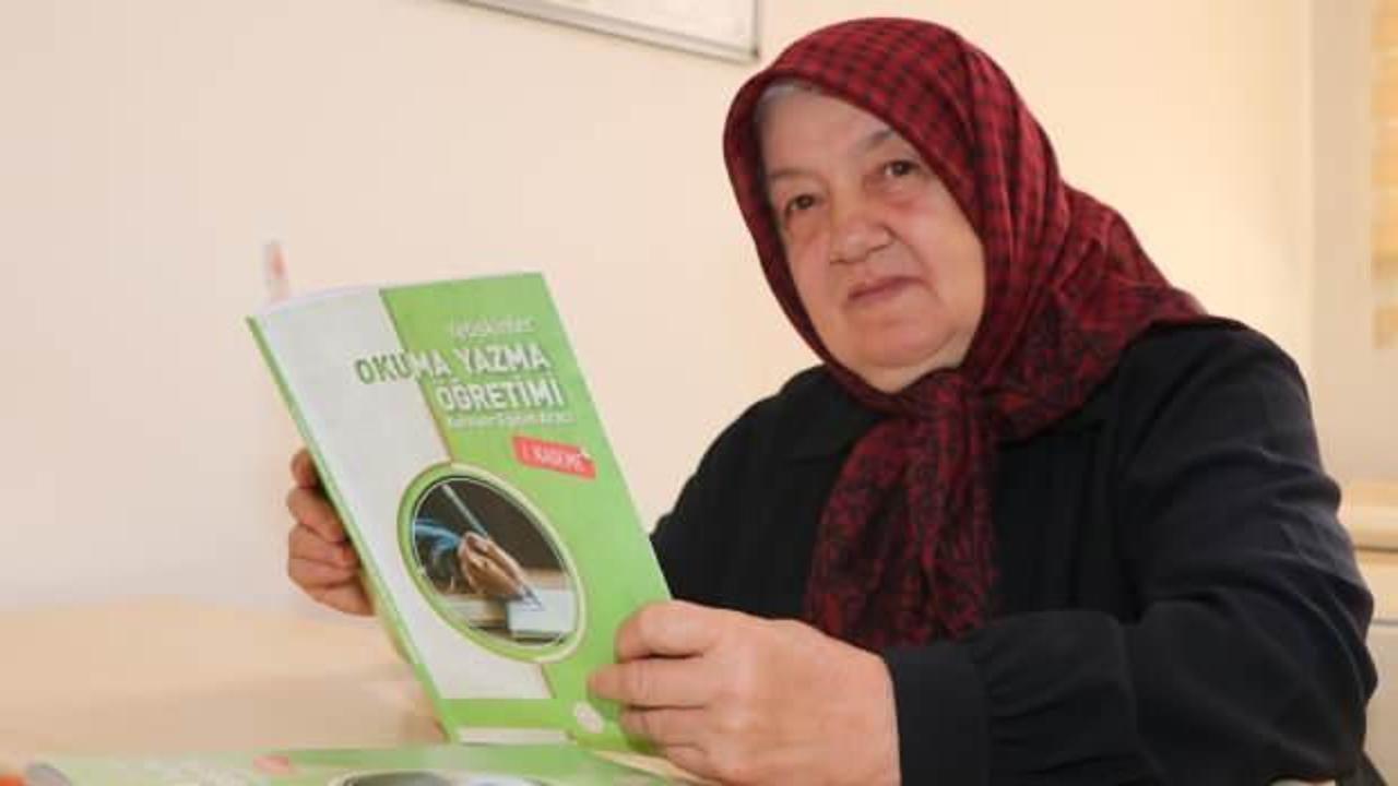 66'sında okuma yazma öğrendi, hayalini açıkladı