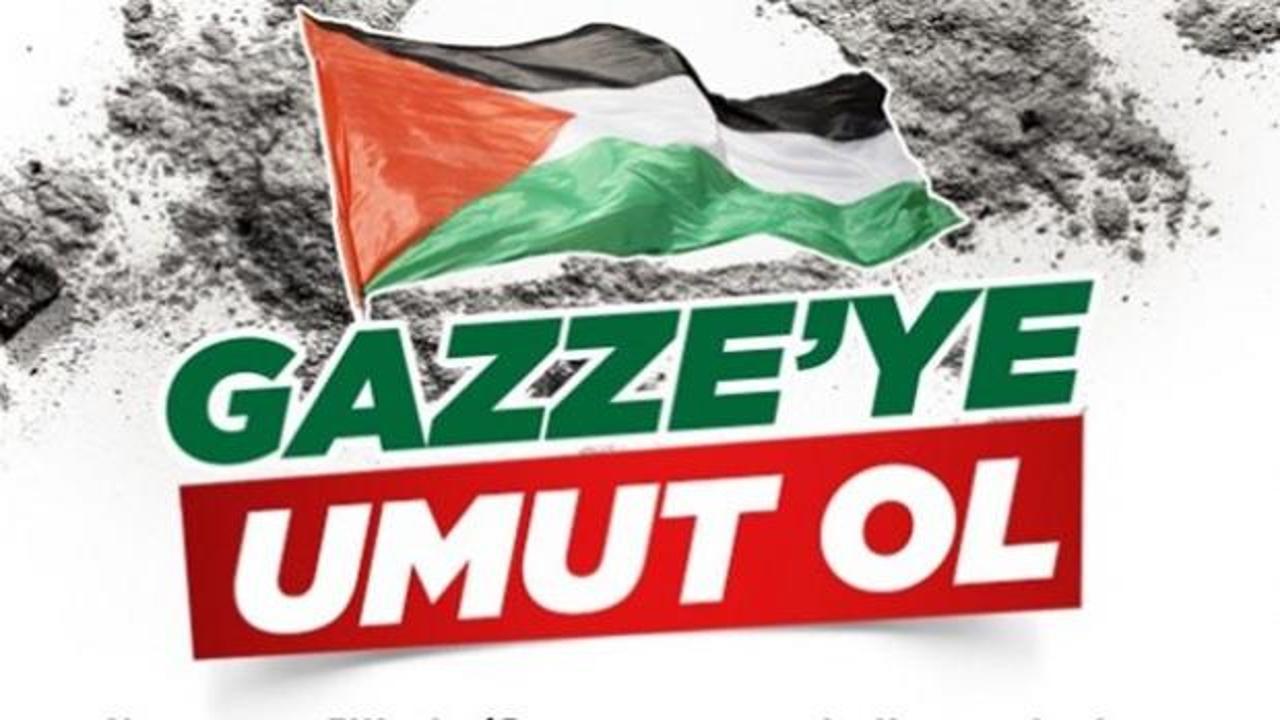 Üsküdar esnafı ve STK'lar Gazze için tek yürek!