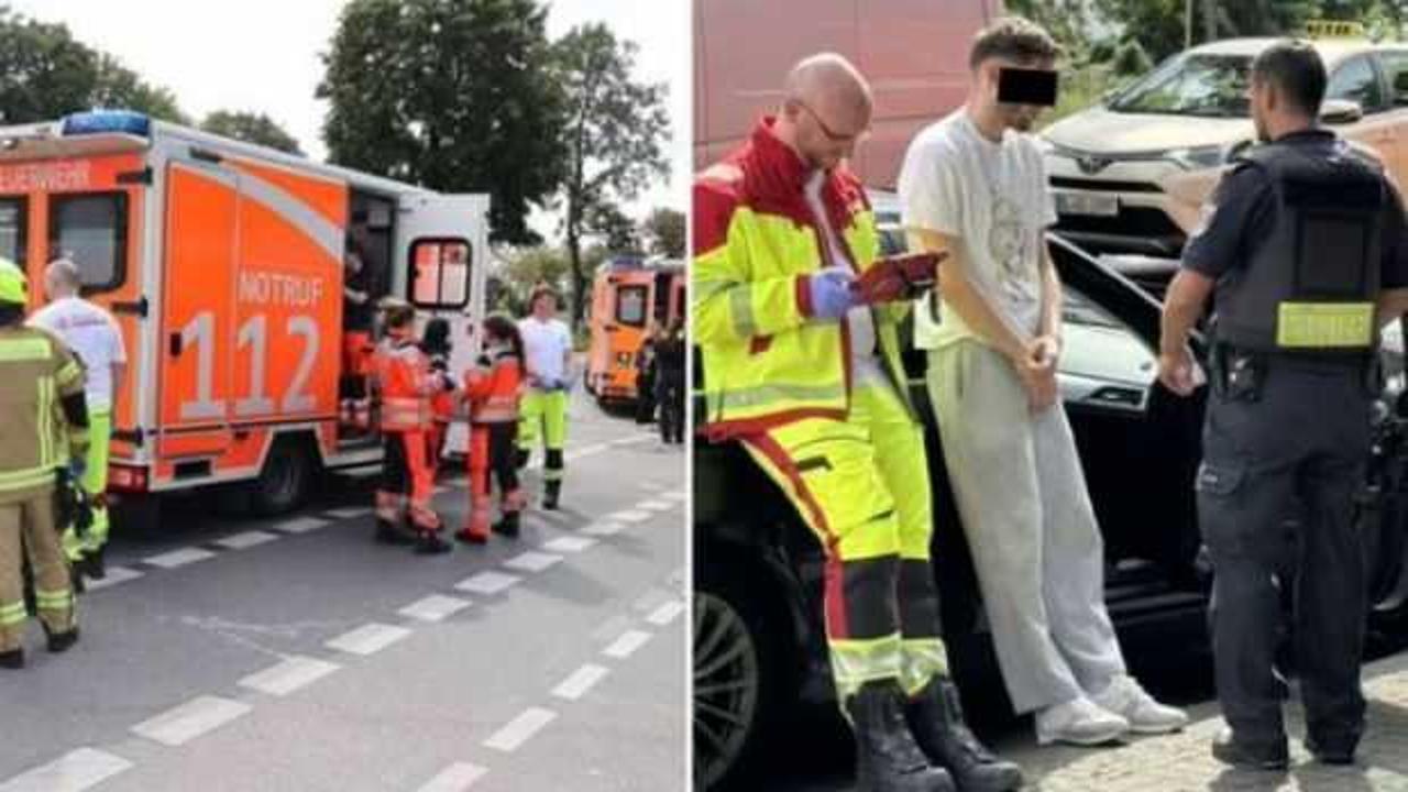 Berlin'de bir ara&ccedil; kalabalığa &ccedil;arptı: Yaralılar var