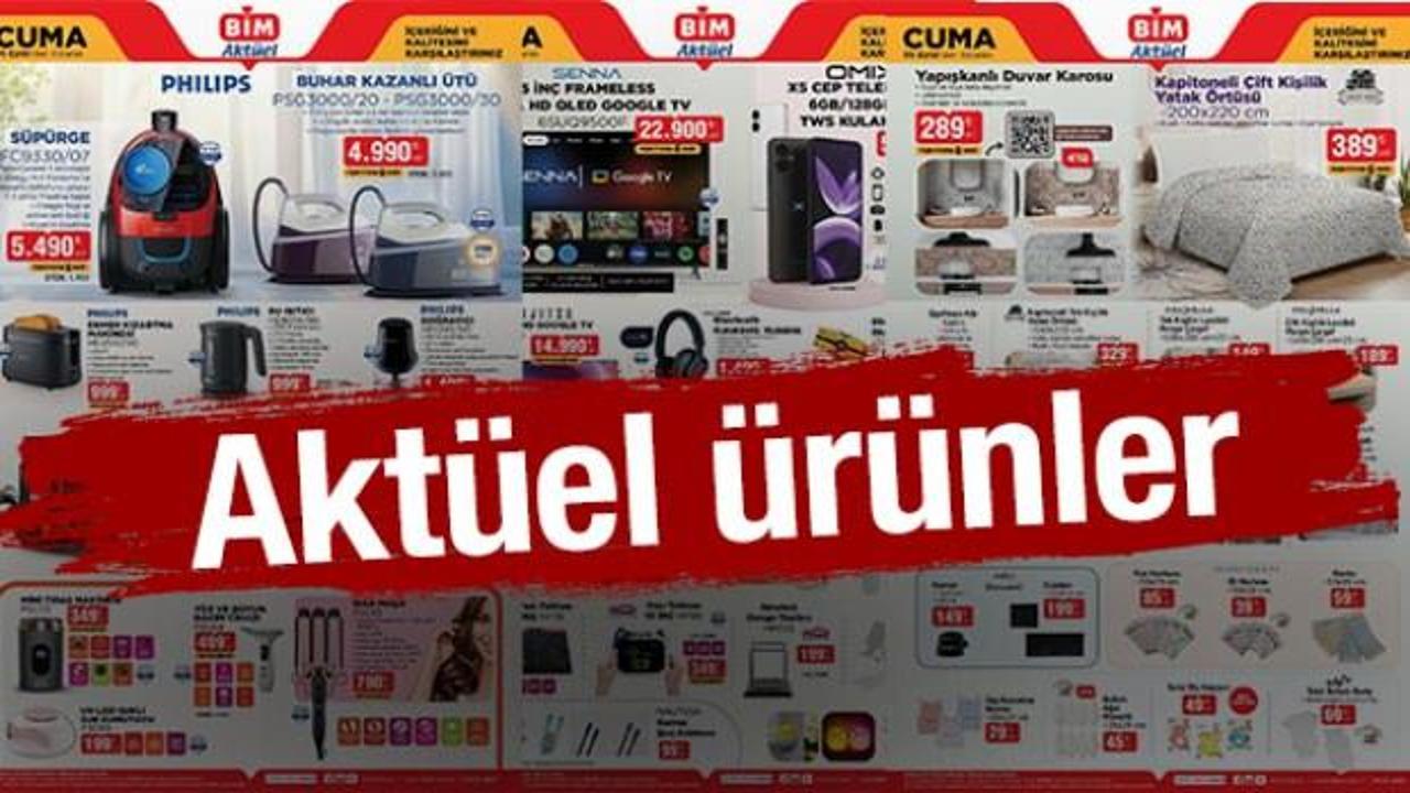 BİM Cuma Aktüel Kataloğu (5 Eylül 2025) yarın raflarda! Süpürge, Ütü, Telefon...