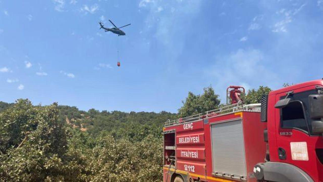 Bingöl’de orman yangını: Havadan karadan müdahale sürüyor