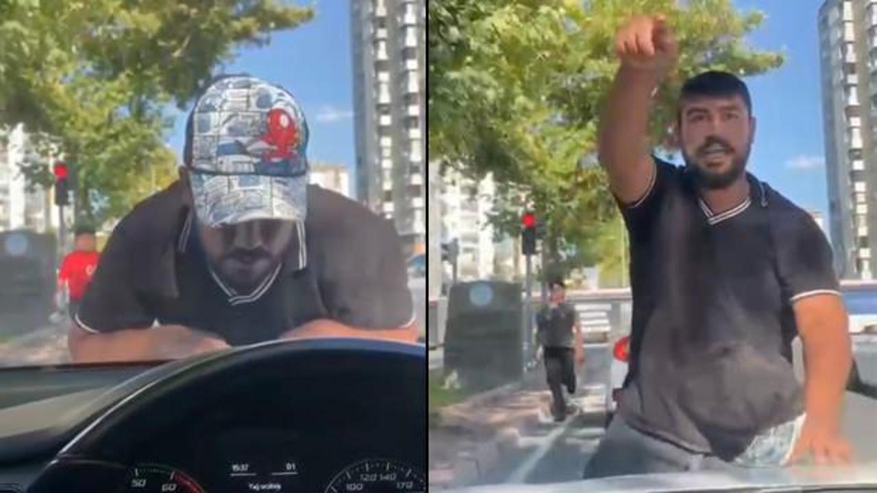 Cam silme bahanesiyle aracın kaputuna yatıp zorla para istemişti, tutuklandı