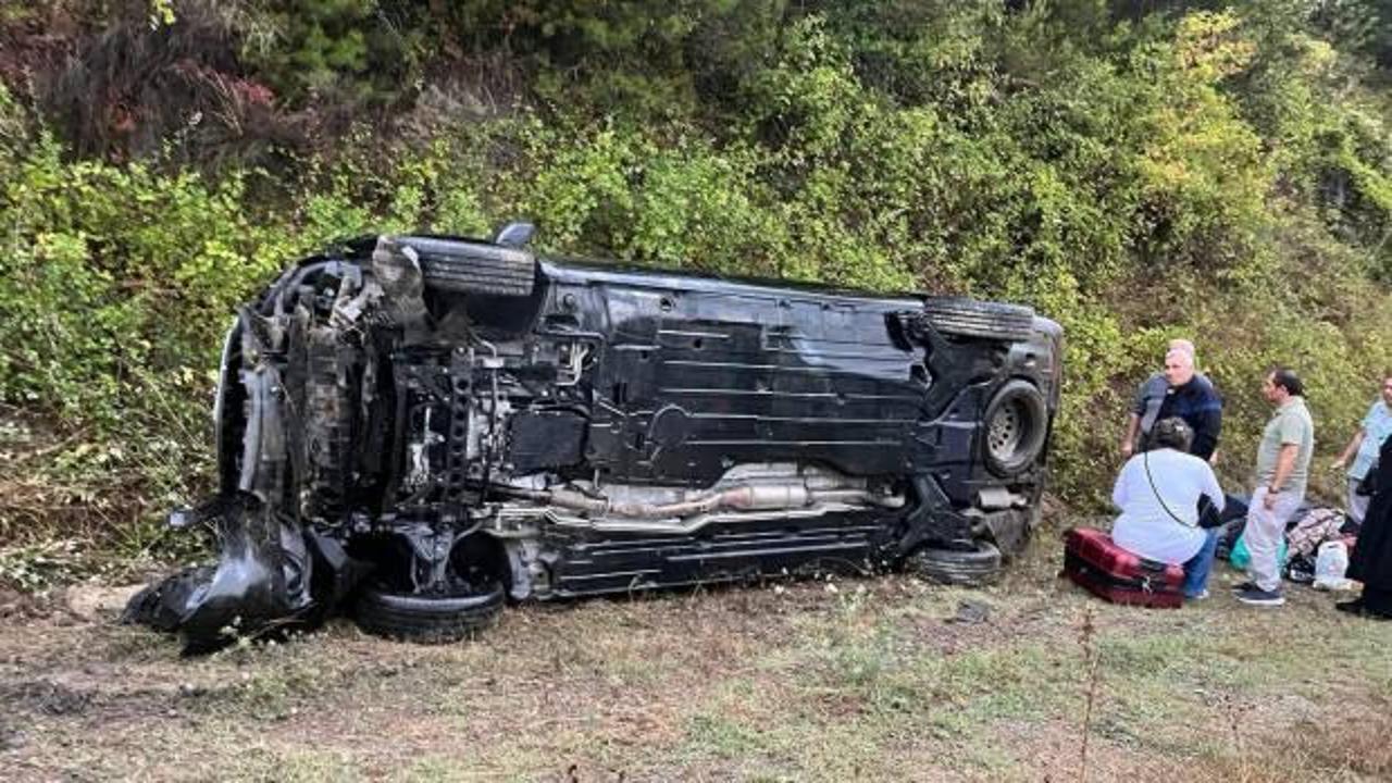 Kastamonu’da araç takla attı: 3 yaralı