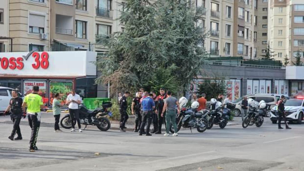 Kayseri'de yunus ekibinin motosikleti devrildi: 2 polis yaralı