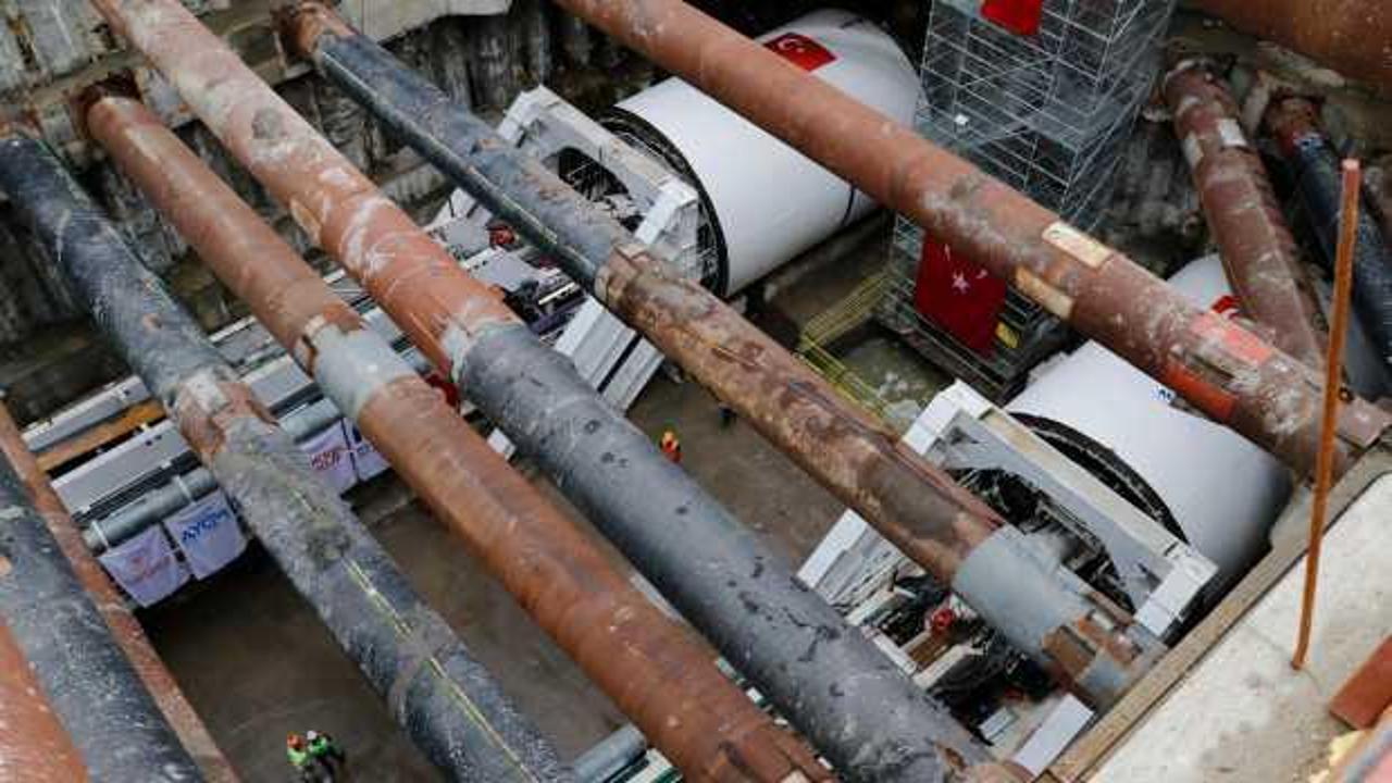 Kocaeli&rsquo;de tarihi g&uuml;n! 2 t&uuml;nel a&ccedil;ma makinesi kazılara başladı