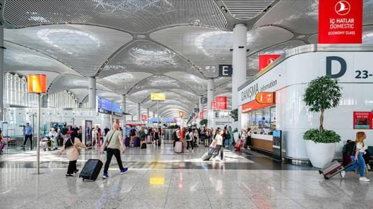 Yılın 8 ayında hava yoluyla 162,6 milyon yolcu seyahat etti