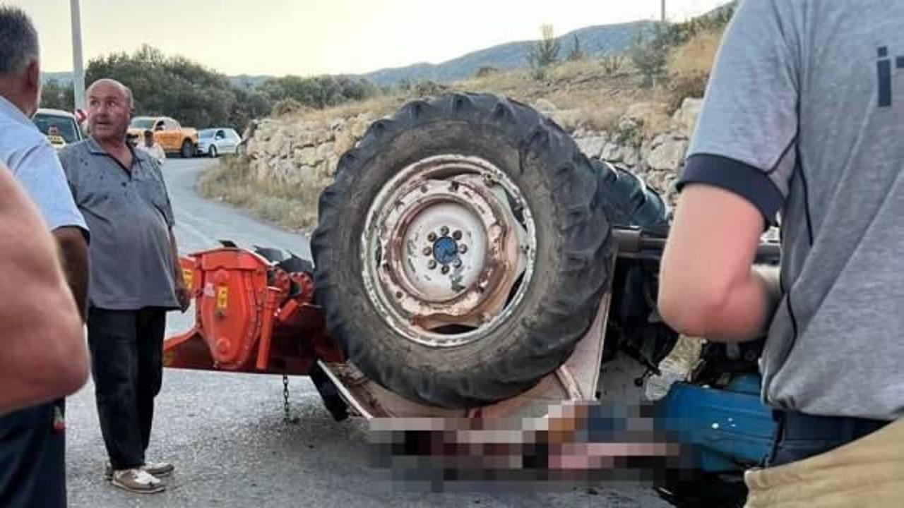 İzmir'de feci kaza: Traktörün altında kalarak öldü!