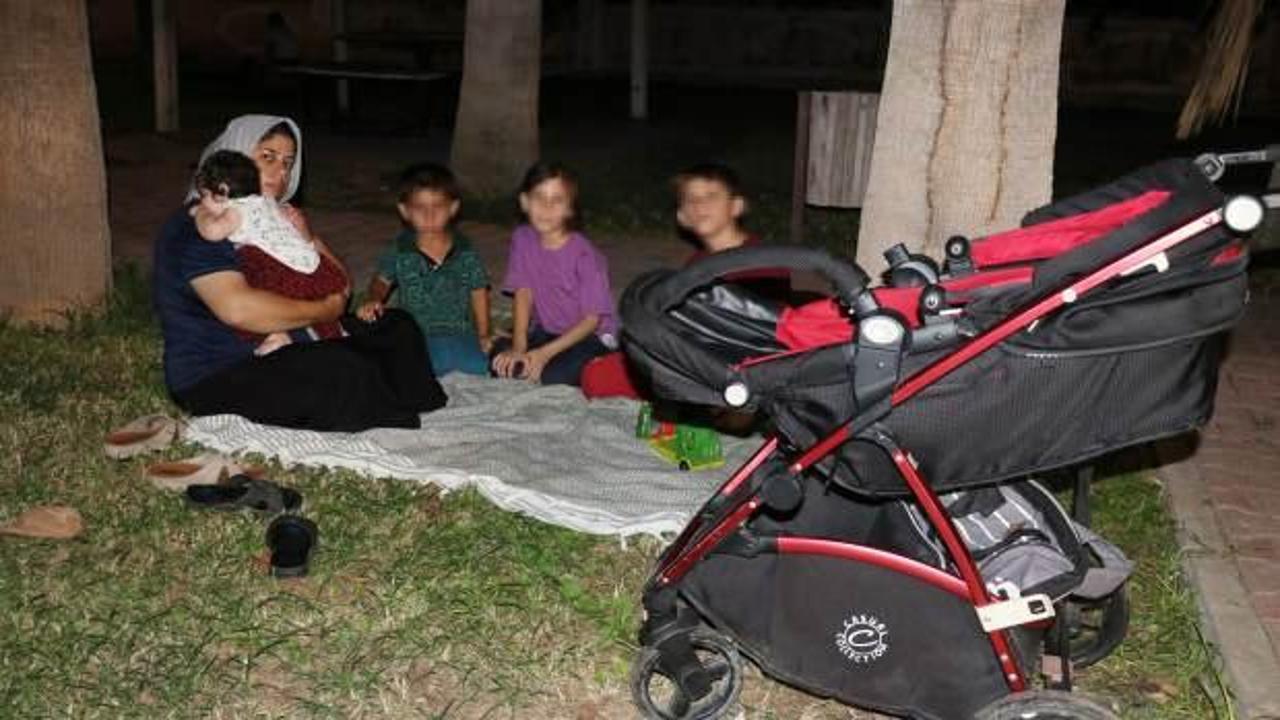 Antalya'da evini lağım suyu basan kadın, 4 &ccedil;ocuğuyla sokakta kaldı