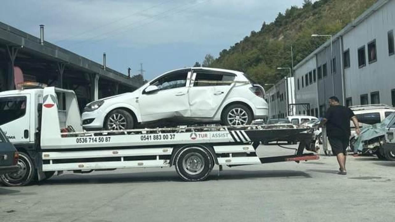 Araca giren arı, kazaya yol açtı: 2 yaralı