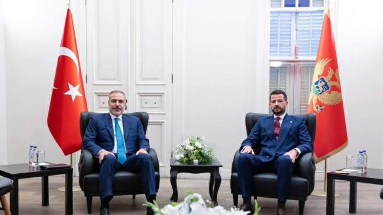 Bakan Fidan, Karadağ Cumhurbaşkanı Milatovic ile görüştü