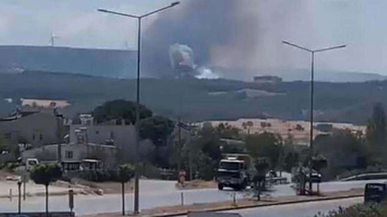 &Ccedil;anakkale&rsquo;de orman yangını