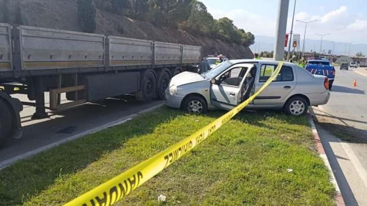Çan‘da trafik kazası: 1 ölü 1 yaralı