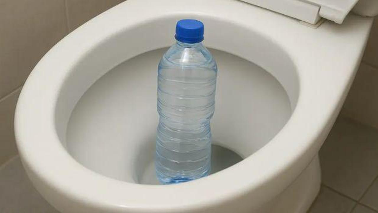 Klozetin içine pet şişe koyun! Kulağa çok tuhaf gelse de etkisi şoke etti