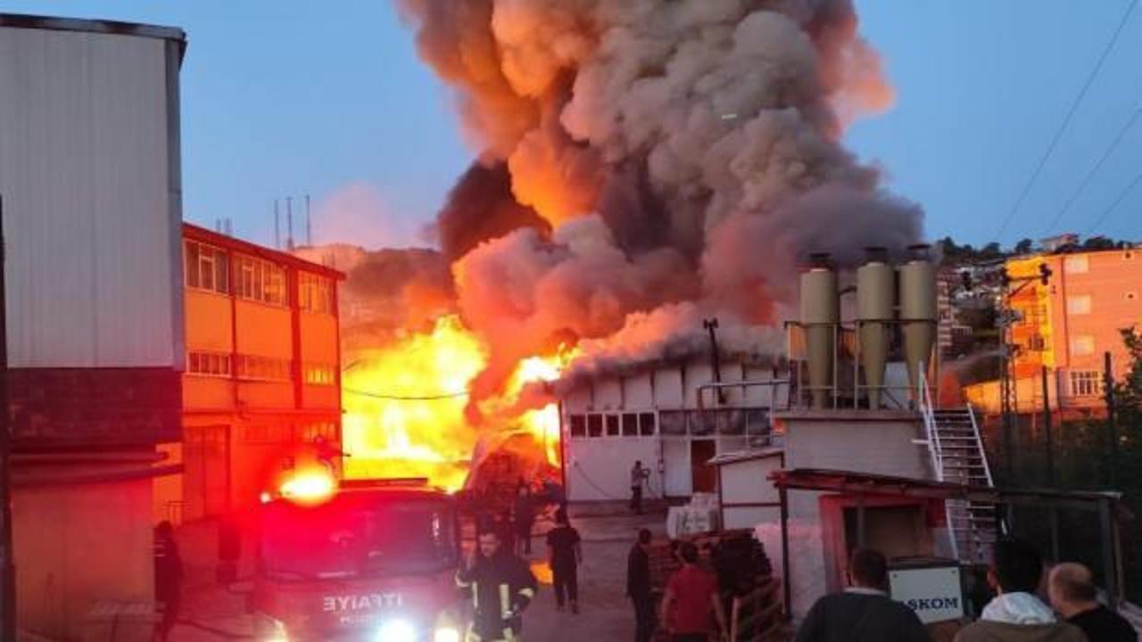 Konya'da silah fabrikasında yangın! 