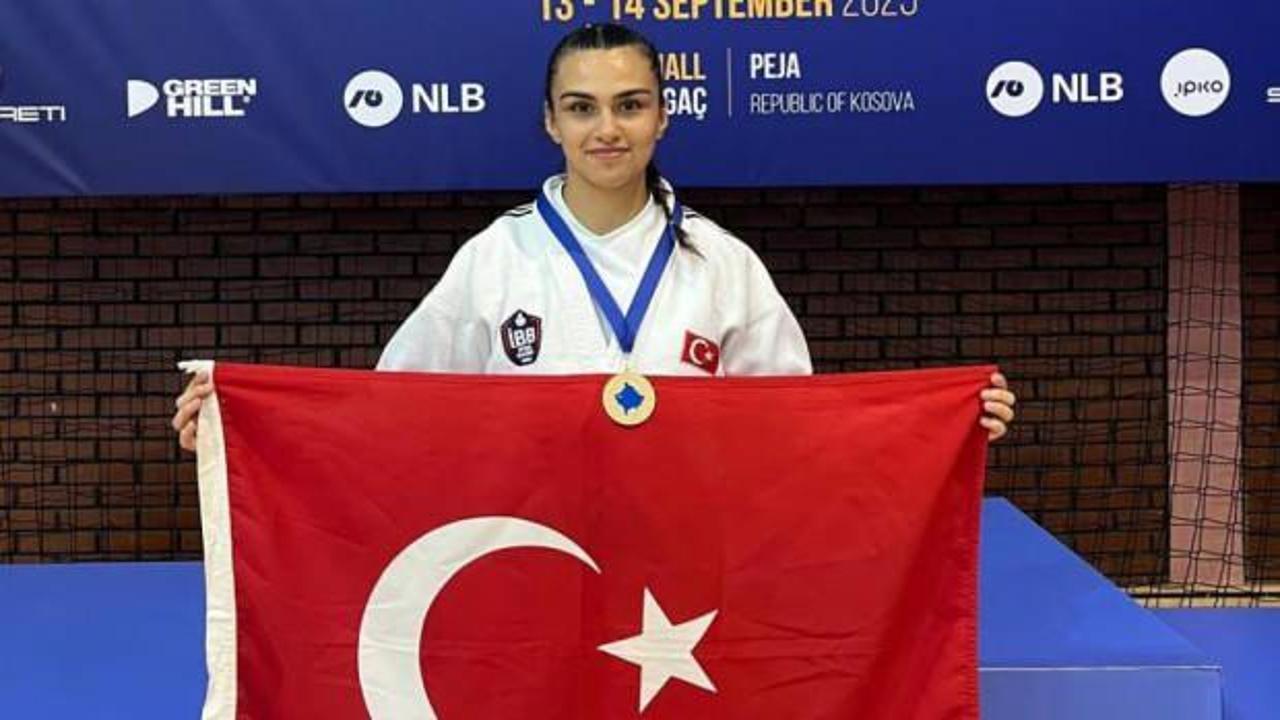 Rizeli Rümeysa, judoda balkan şampiyonu oldu