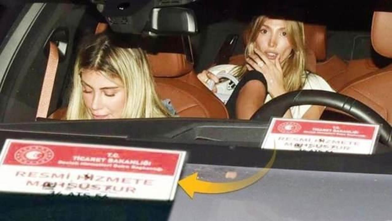 Şevval Şahin’in resmi hizmete mahsus kartlı aracına işlem başlatıldı