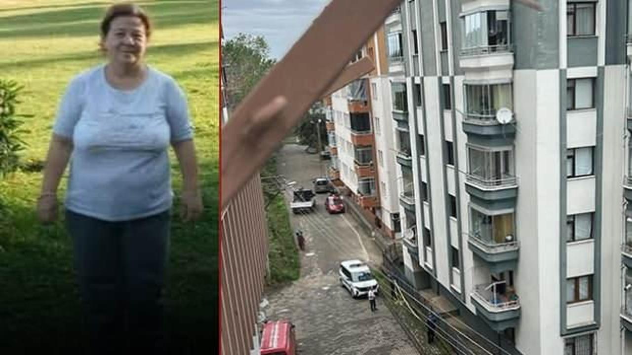 Trabzon'da feci ölüm! Çamaşır asarken 5’inci kattan düştü