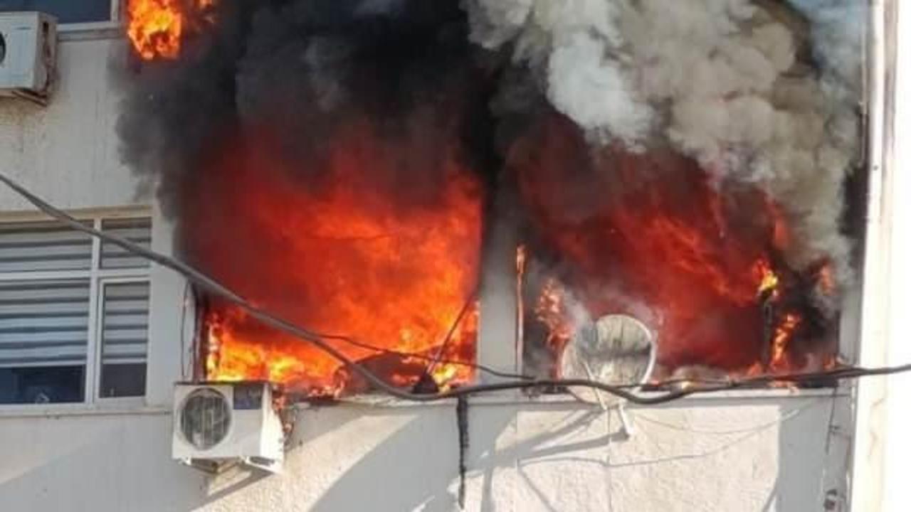 Şanlıurfa'da Hilvan Hükûmet Konağı'nda yangın!