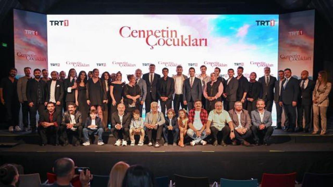 TRT 1'in yeni dizisi "Cennetin Çocukları"nın galası yapıldı