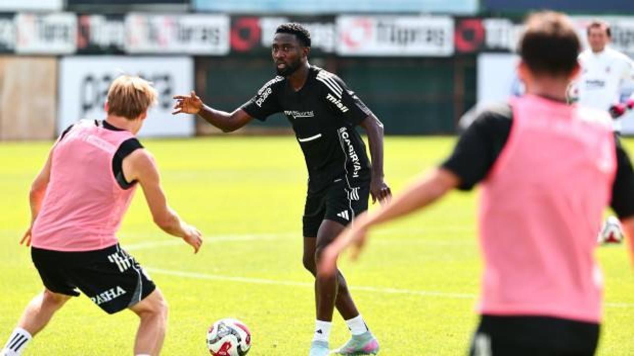 Beşiktaş'ın sakatlanan yeni transferi antrenmanlara başladı