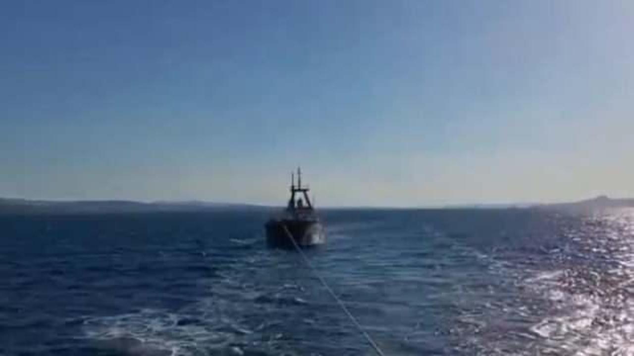 Çanakkale Boğazı'nda gemi arızası