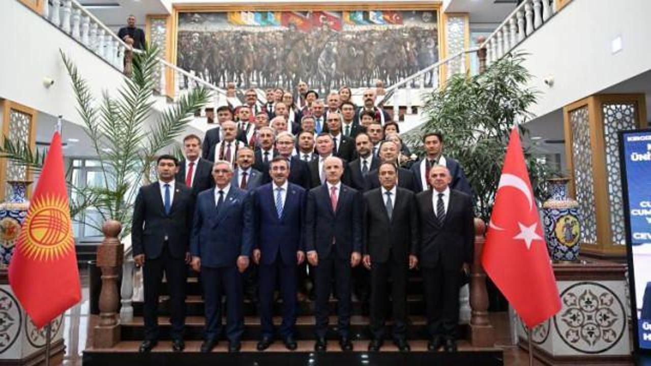 Cevdet Yılmaz'dan Kırgızistan-Türkiye Manas Üniversitesi'ne ziyaret