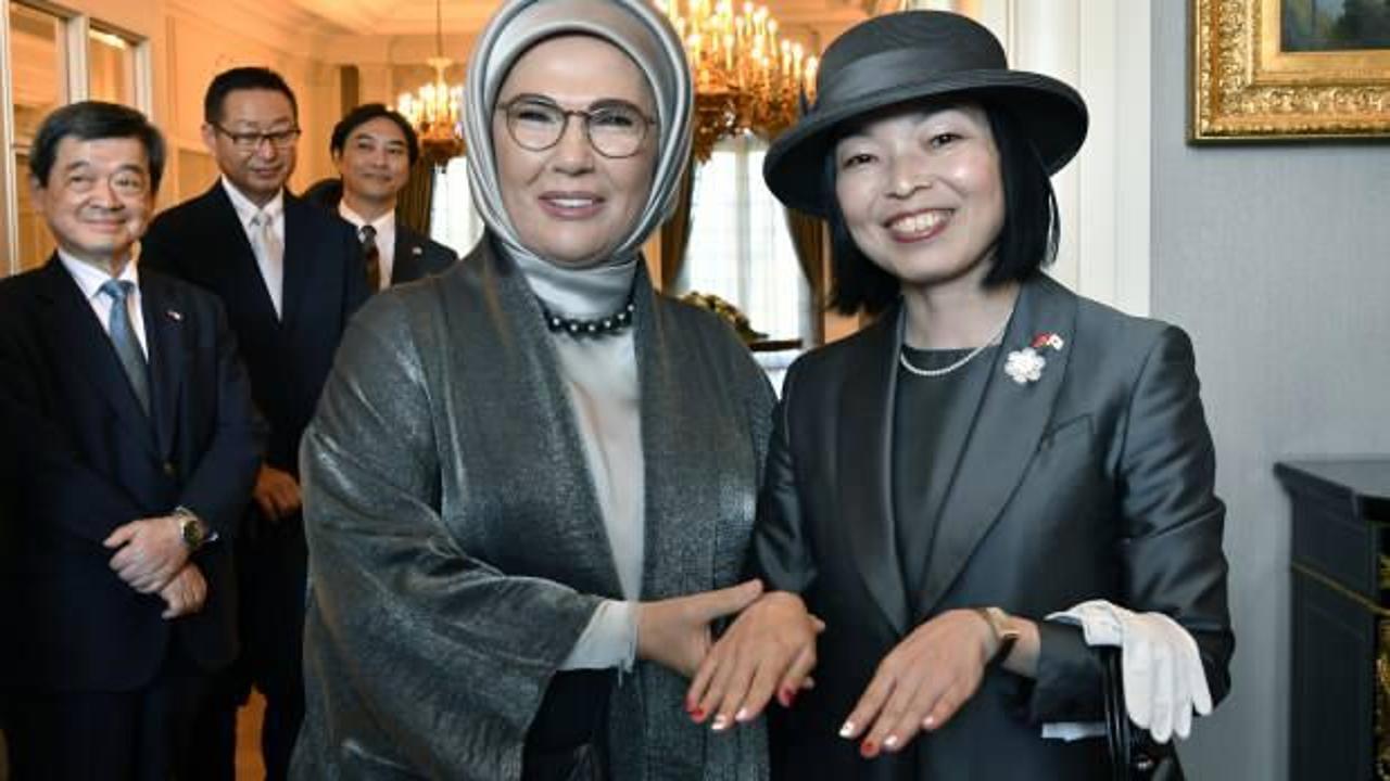 Emine Erdoğan, Japonya Altes Prensesi ile görüştü